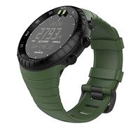 MoKo Banda de Reloj para Suunto Core, Clásico Reemplazo Suave Puño/Pulsera con Cierre de Metal para Suunto Core Smart Watch, se Ajusta a la Muñeca de 5.51 "-9.06" (140mm-230mm), Verde del Ejército