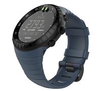MoKo Banda de Reloj para Suunto Core, Clásico Reemplazo Suave Puño/Pulsera con Cierre de Metal para Suunto Core Smart Watch, se Ajusta a la Muñeca de 5.51 "-9.06" (140mm-230mm), Azul Medianoche