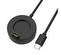 MoKo Base de Carga Reloj, 1M/3,3Ft USB-C Cable, Base de Carga Magnética Compatible con Garmin Fenix 7/7 Pro/7S/7S Pro/7X/7X Pro/6/6X/6S/5/5 Plus/5X/5X Plus/5S/Forerunner 965/945/645/Instinct, Negro