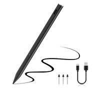 MoKo Bolígrafo Stylus para Remarkable Paper Pro Color Marker Plus con Borrador, Rechazo de la Palma e la Mano Carga Rápida con Sensibilidad de Inclinación de Presión 4096, 3 Puntas de Repuesto, Negro