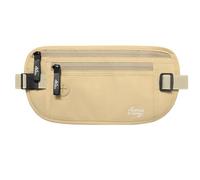 MoKo Bolsa de Cinturón de Dinero para Viaje, Riñonera Impermeable Ligera de Seguridad con Bolsillos y Bloqueo RFID para Pasaportes, Efectivo, Tarjetas, Dinero y Llaves, Ideal para Mujer Hombre - Khaki