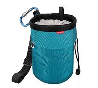 Moko - Bolsa de Magnesia para Escalada, Bolsa de Tiza con cinturón Ajustable y Bolsillo Trasero con Cremallera, Bolsa en Polvo de magnesio para Levantamiento de Pesas, Gimnasia, Alpinismo