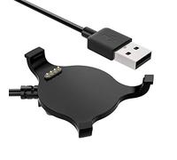 Moko Cable de Cargador Compatible con Bushnell Neo Ion 1/Neo Ion 2/Excel, Cable Reemplazo de Carga USB Portátil de Sincronización de Datos Accesorios de Smartwatch - Negro
