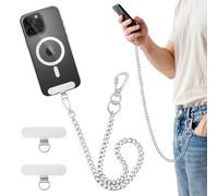 MoKo Cadena Antirrobo Móvil Acero Inoxidable con Clip Mosquetón Bloqueable