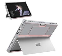 MoKo - Carcasa Compatible con Microsoft Surface Pro 7 / Pro 6 /Pro 5/Pro 2017/Pro 4/Pro LTE, Funda Protectora Resistente Todo en uno con Soporte para bolígrafo, Pulsera, Compatible con Teclado QWERTY
