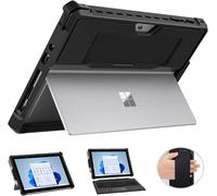MoKo - Carcasa Compatible con Microsoft Surface Go 4 / Surface Go 3 / Surface Go 2 / Surface Go - Funda Todo en Uno con Soporte para bolígrafo Compatible con Teclado Tipo Cobertura, Color Negro