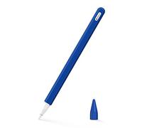 MoKo - Carcasa para Apple Pencil Pro/2ª generación, Funda Protectora para lápiz Capacitivo de Silicona, Tapa de lápiz Capacitivo con Puntas de Repuesto y Clip Integrado, Indigo