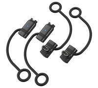 MoKo Cargador Adaptador para Garmin Watch 4Pack, Garmin Cargador Cable USB C para Fenix 8/7/7X/7S/6, Forerunner 970/570/965/955/265/255/165/55, Vivoactive 5/4S, Venu 3S/2/SQ, Instinct, Epix, Negro