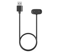 MoKo Cargador Compatible con Amazfit Active/GTS 2/2e/2 Mini/4 Mini/GTR Mini/2/2e/Bip 5/5 Unity/3/3 Pro/Bip U/T-Rex Pro, Base de Carga Magnético con Cable de Carga USB de 1 M, Negro