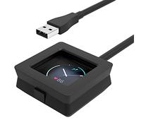 MoKo Cargador Compatible con Fitbit Blaze, Base de Carga de Repuesto con Cable de Carga USB de 93 cm, Negro