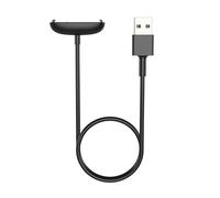 MoKo Cargador Compatible con Fitbit Inspire 2/Ace 3, Base de Carga Magnética con Cable de Carga USB de 100 CM, Negro