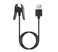 Moko Cargador Compatible con Garmin Vivosmart 4, 1M Reemplazo de Cable de Carga de Sincronización de Datos USB con Soporte de Clip de Carga para Garmin Vivosmart 4 - Negro