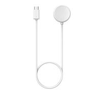 MoKo Cargador Compatible con Google Pixel Watch, 1M Tipo-C Cable, Cable de Carga USB, Carga Inalámbrica Magnética con Protección contra Sobrecarga y Cortocircuito, Reloj Inteligente Accesorios, Blanco