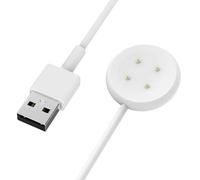 MoKo Cargador Compatible con Google Pixel Watch 3/Pixel Watch 2 Smartwatch, Base de Carga Magnética con Cable de Carga USB de 1M para Fitbit Ace LTE/Versa 4/Versa 3/Sense 2/Sense, Blanco