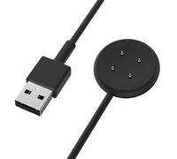 MoKo Cargador Compatible con Google Pixel Watch 3/Pixel Watch 2 Smartwatch, Base de Carga Magnética con Cable de Carga USB de 1M para Fitbit Ace LTE/Versa 4/Versa 3/Sense 2/Sense, Negro