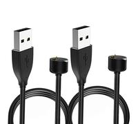 MoKo - Cargador compatible con Xiaomi Mi Band 7/6/5/Amazfit Band 5, cable de carga USB magnético de 1,64 ft 50 cm, color negro