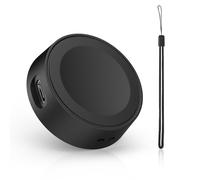 MoKo Cargador Portátil para Apple Watch,Adaptador de Carga Magnético para iWatch Series 10 9 8 7 6 5 4 3 2 1,SE,SE2,Ultra,Ultra2,Base de Carga Rápida 5V/1A con Puerto USB-C y Cordón Antipérdida, Negro