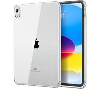 MoKo Funda para iPad (A16) 11ª Generación 2025 11 Pulgadas, iPad 10ª Generación 2022 10,9 Pulgadas de TPU Suave y Ligero, Cubierta Ultra Transparente Antichoque para Tableta, Cristal Claro