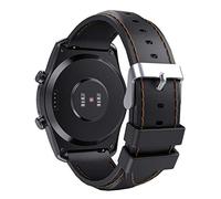 MoKo Correa Compatible con Galaxy Watch 3 45mm/Gear S3 Frontier/Classic/Galaxy Watch 46mm/Ticwatch Pro/Pro 3/Huawei Watch GT2 Pro, 22mm Pulsera de Repuesto de Silicona con Costuras, Negro