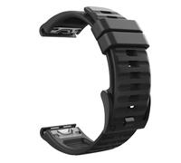 MoKo Correa Compatible con Garmin Fenix 7/5/5 Plus/6/6 Pro/Epix Gen 2/Forerunner 945/935/Approach S62/S60/Quatix 6/Instinct/MARQ, 22mm Quick Fit Pulsera Deportiva de Silicona de Repuesto - Negro