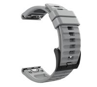 Moko Correa Compatible con Garmin Fenix 7/5/5 Plus/6/6 Pro/Epix Gen 2/Forerunner 945/935/Approach S62/S60/Quatix 6/Instinct/MARQ, 22mm Quick Fit Pulsera Deportiva de Silicona de Repuesto - Gris