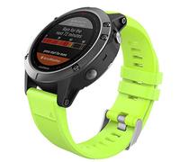 MoKo Correa Compatible con Garmin Fenix 7/6/6 Pro/5/5 Plus/Epix Gen 2/Forerunner 955/945/935/Instinct/Instinct 2, Quick Fit 22mm Banda Pulsera de Silicona de Repuesto, Verde