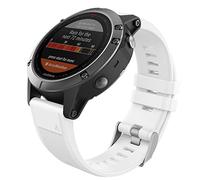 MoKo Correa Compatible con Garmin Fenix 7/6/6 Pro/5/5 Plus/Epix Gen 2/Forerunner 955/945/935/Instinct/Instinct 2, Quick Fit 22mm Banda Pulsera de Silicona de Repuesto, Blanco