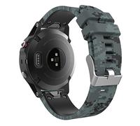 MoKo Correa Compatible con Garmin Fenix 7/6/6 Pro/5/5 Plus/Epix Gen 2/Forerunner 955/945/935/Instinct/Instinct 2, Quick Fit 22mm Banda Pulsera de Silicona de Repuesto, Camuflaje de Digital