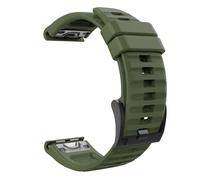 MoKo Correa Compatible con Garmin Fenix 7/7 Pro/6/6 Pro/5/5 Plus/Instinct/Instinct Solar/Instinct 2/Forerunner 965/955/945, 22mm Quick Fit Pulsera Deportiva de Silicona de Repuesto, Verde Militar