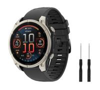 MoKo Correa Compatible con Garmin Fenix 8/E 47 mm/Fenix 7/7 Pro/Fenix 6/6 Pro/Fenix 5/5 Plus/Forerunner 935 945 955 965, Correa de Reloj QuickFit Soft de 22 mm, Negro Botón/Negro