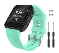 MoKo Correa Compatible con Garmin Forerunner 35, Pulsera de Reloj de Repuesto de Silicona Suave, Menta Verde
