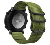 MoKo Correa Compatible con Suunto Core, Pulsera Deportivo de Reloj de Nylon, Pulsera Ajustable con Cierre de Clip, Respirable y Reemplazable para Suunto Core - Ejercito Verde