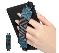 MoKo Correa de Mano de Seguridad para 6-8" Kindle eReaders Fire Tableta - Kindle/Kobo/Voyaga/Lenovo/Sony Kindle E-Book Tablet, Soporte de Agarre de Dedo Elástico Multifuncional Tableta, Azul