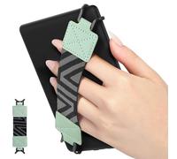MoKo Correa de Mano de Seguridad para 6-8" Kindle eReaders Fire Tableta - Kindle/Kobo/Voyaga/Lenovo/Sony Kindle E-Book Tablet, Soporte de Agarre de Dedo Elástico Multifuncional Tableta, Menta Verde