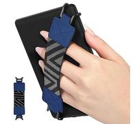MoKo Correa de Mano de Seguridad para 6-8" Kindle eReaders Fire Tableta - Kindle/Kobo/Voyaga/Lenovo/Sony Kindle E-Book Tablet, Soporte de Agarre de Dedo Elástico Multifuncional Tableta, Índigo