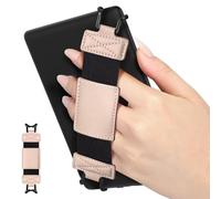 MoKo Correa de Mano de Seguridad para 6-8" Kindle eReaders Fire Tableta - Kobo/Voyaga/Lenovo/Sony Kindle E-Book Tableta, Tableta Correa de Agarre de Dedo Elástico Ligero Antideslizante, Rosa Dorada