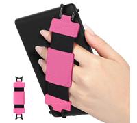 MoKo Correa de Mano de Seguridad para 6-8" Kindle eReaders Fire Tableta - Kobo/Voyaga/Lenovo/Sony Kindle E-Book Tableta, Correa de Agarre de Dedo Elástico Ligero Antideslizante, Magenta