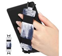 MoKo Correa de Mano de Seguridad para 6-8" Kindle eReaders Fire Tableta - Kobo/Voyaga/Lenovo/Sony Kindle E-Book Tableta, Correa de Agarre de Dedo Elástico Ligero Antideslizante, Bosque Gris