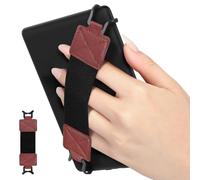 MoKo Correa de Mano de Seguridad para 6-8" Kindle eReaders Fire Tableta - Kobo/Voyaga/Sony Kindle E-Book Tablet, Soporte de Agarre de Dedo Elástico Multifuncional Tableta, Correa Negra, Sarga Vintage