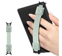 MoKo Correa de Mano Delgada para Kindle eReaders, Fire Tablet, Kobo/Voyage/Lenovo/Sony E-Book Tablet, Negra, Versátil, Alta Elasticidad, Soporte Ligero de Agarre de Dedo, Agave Verde