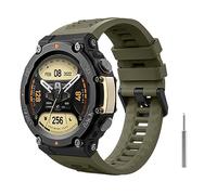 MoKo Correa de reloj compatible con Amazfit T-Rex 2, correa de reloj de silicona suave para T-Rex 2, verde selva