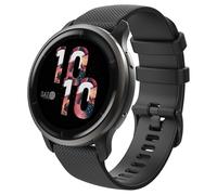MoKo Correa de Reloj Compatible con Vivoactive 4S/Venu 3S/Venu 2S/Forerunner 265S/255S/255S Music/Vivomove 3S, 18mm Pulsera Deportiva de Repuesto de Silicona Suave, Negro