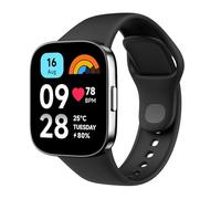 MoKo Correa Deportiva Compatible con Redmi Watch 3 Active, Negro