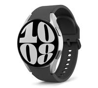 MoKo Correa Deportiva Compatible con Samsung Galaxy Watch 7 FE 6 5 4 40mm 44mm/Watch 4 6 Classic 42mm 46mm 43mm 47mm/5 Pro 45mm, 20mm Pulsera de Silicona Suave para Hombre Mujer, Negro