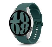 MoKo Correa Deportiva Compatible con Samsung Galaxy Watch 7 FE 6 5 4 40mm 44mm/Watch 4 6 Classic 42mm 46mm 43mm 47mm/5 Pro 45mm, 20mm Pulsera de Silicona Suave para Hombre Mujer, Verde Oscuro