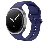 MoKo Correa Deportiva Compatible con Samsung Galaxy Watch 9/8/8 Classic | Costuras de Colores, Silicona Suave, Impermeable y Transpirable, para Watch 9/8 40mm/44mm/8 Classic 46mm, para Hombre Mujer