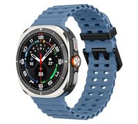 MoKo Correa Deportiva Compatible con Samsung Galaxy Watch Ultra 47mm (2025/2024) para Hombre Mujer, Pulsera de Silicona Suave Transpirable e Impermeable, Azul
