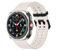 MoKo Correa Deportiva Compatible con Samsung Galaxy Watch Ultra 47mm (2024) para Hombre Mujer, Correa de Silicona Suave y Transpirable, Pulsera Impermeable de Repuesto, Luz de las estrellas