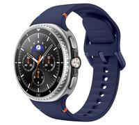 MoKo Correa Deportiva para Samsung Galaxy Watch 8 40mm 44mm/Galaxy Watch 8 Classic 46mm, Pulsera de Silicona Suave de Recambio para Hombre Mujer, M/L, Azul medianoche