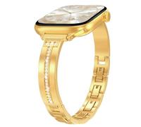 MoKo Correa Fina Compatible con Apple Watch All Series | Correa Metálica Fina, Correa de Joyería Elegante, Mujer, para iWatch Series 12 11 10 9 8 7 6 5 4 3 2 1 SE 3/2/1 Ultra 4/3/2/1
